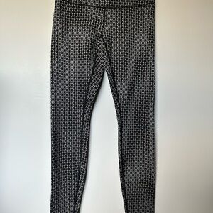 lululemon athletica Geometric Black and White Leggings